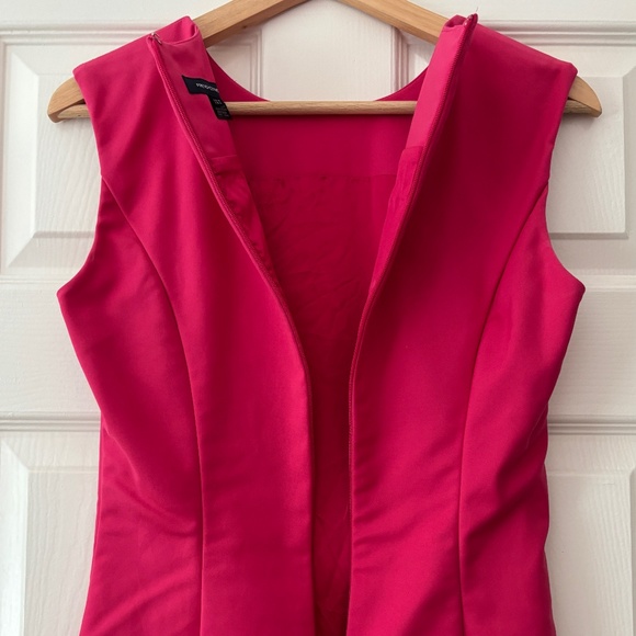 French Connection Sheath Dress - Fuchsia pink Size 4 - Picture 6 of 8